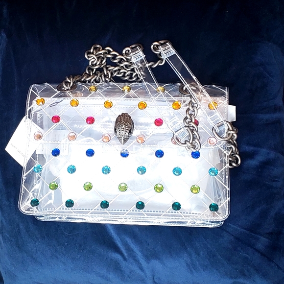Kurt Geiger Handbags - Kurt Geiger  Kensington Transparent Embellished Shoulder Bag